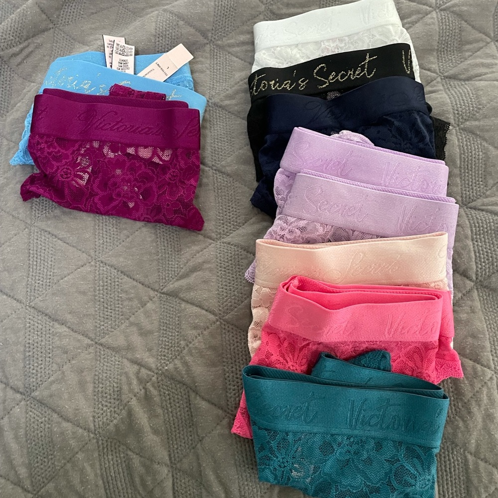 VS Lace Thongs